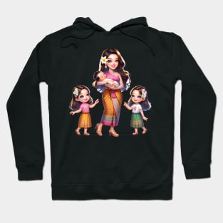 Cambodian Mom & Babies Hoodie